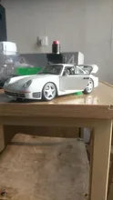 Toy Car Welly Die-Cast Alloy-Model Metal Turbo3.0 Porsche 911 Christmas-Gift Birthday