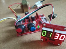 Placa de Control para máquina de soldadura por puntos, controlador de transformador, corriente de tiempo, 40A/100A, CA 110V 220V a 9V, 1 Uds.