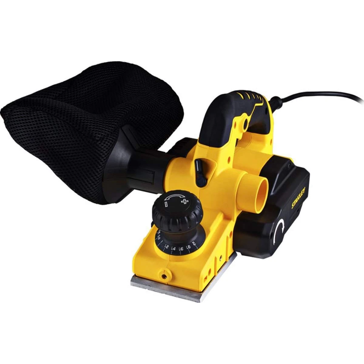 Рубанок электрический Stanley STPP7502(Мощность750 Вт, 16500 об/мин, ширина-82 мм, глубина- 2 мм, четверть-12 мм, 2 но