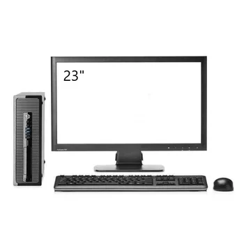 HP Elite 800 G1 SFF cheap full desktop computer i5 - 4570 | 8GB RAM | 500HDD | DVD | WIFI | WIN 10 PRO + TFT 2