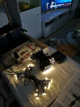 Solar String Lamps For Garden Waterproof Outdoor Lighting 5M 7M 12M 22M 6V Christmas