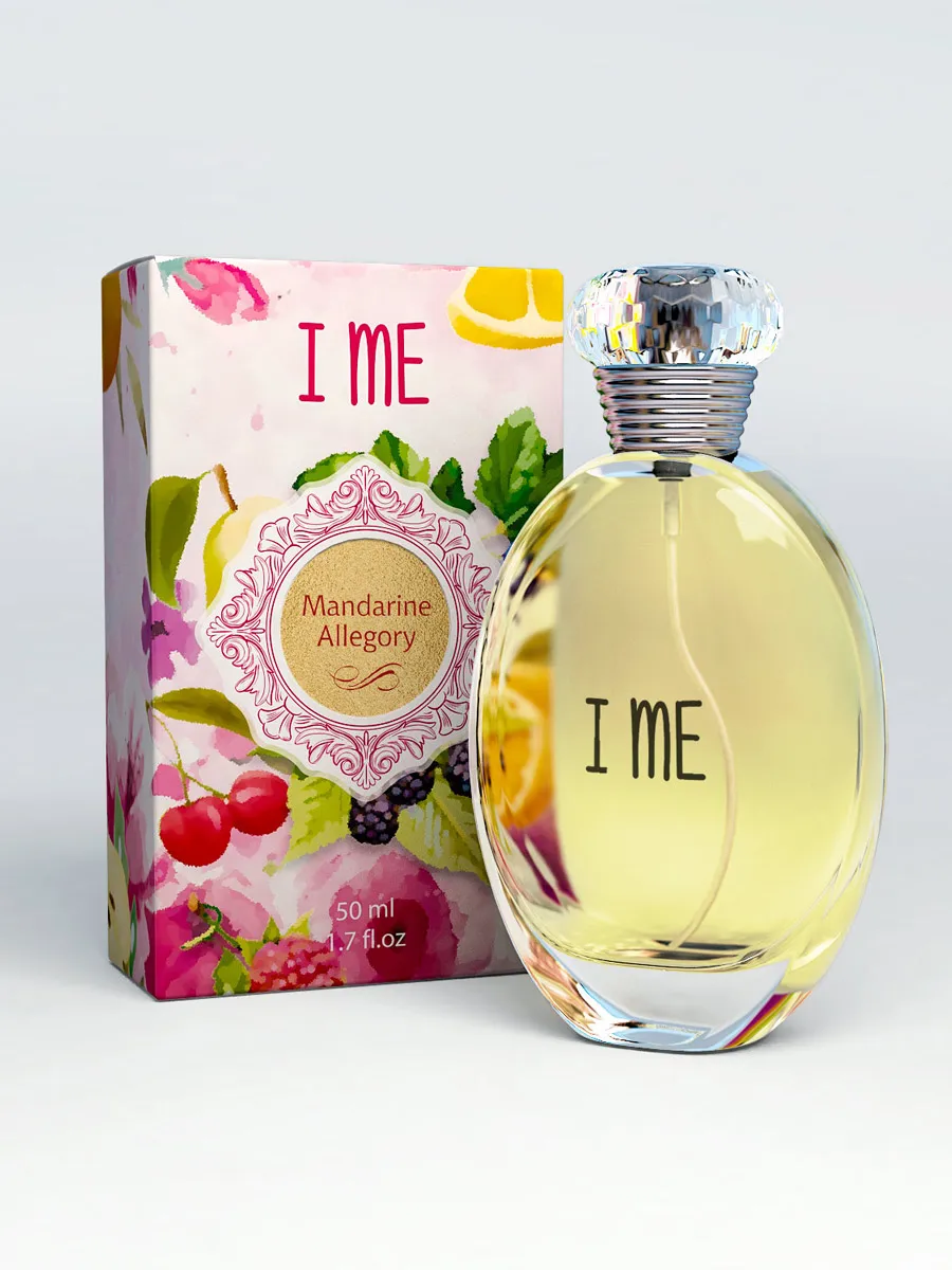 Духи I ME Parfum Mandarine Allegory /Aqua Allegoria Basilic/ 50мл цитрусовый фужерный аромат для женщин |