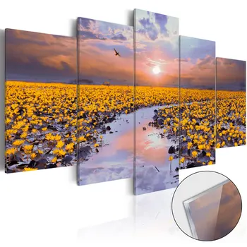 

Glass acrylic paintings-The River of Light [Glass] - 200x100 cm