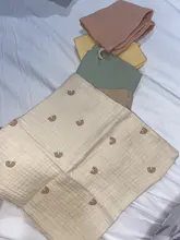 5 uds alimentación de bebé Toalla de gasa suave Toalla de baño recién nacido Saliva toalla paño del Burp D09 20 Dropshipping. Exclusivo.