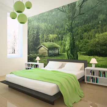 

Wall mural-Cenobio Green-400x309 cm