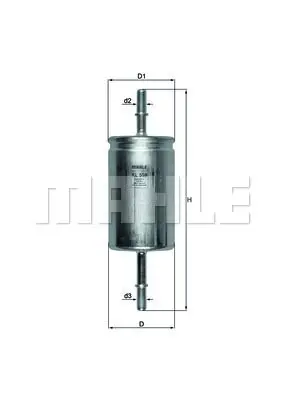 Фильтр топливный MAZDA 3/VOLVO C30/S40/V50/FORD FOCUS MAHLE KNEC