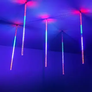026051 Светодиодная гирлянда ARD-ICEFALL-CLASSIC-D12-500-5PCS-CLEAR-72LED-LIVE RGB(230V, 6W) ARLIGHT