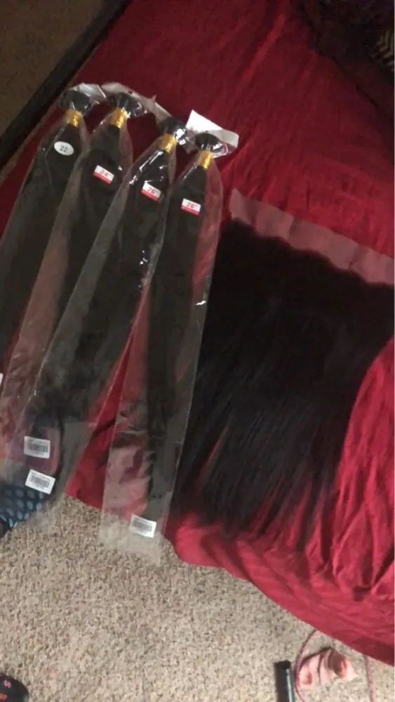 Straight Brazilian Straight 4 Bundles Frontal photo review