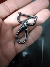 Uds Metal desmontable gancho gatillo Clips hebillas de correa de cuero/cinturón llavero correas de Pet Correa ganchos 2 tamaños