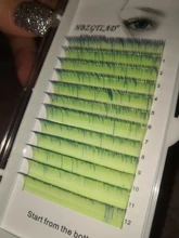 False-Lashes HBZGTLAD Curl 8-15mm Blue Yellow C/D Brand-New