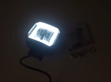 Luz LED redonda resistente al agua, barra de Ojos de Ángel, foco para motocicleta, todoterreno, coche, barco, luz de trabajo, 2 uds./1 Uds.