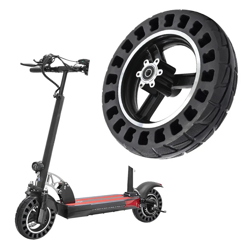 

10x2.125 inch Electric scooter solid tire for kugoo m4 pro shock-absorbing tire honeycomb black tyre for kugoo scooter parts