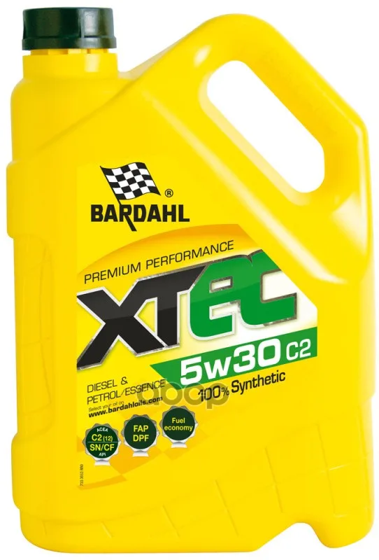 Bardahl 5w30 Xtec C2 Sn/Cf 5l(Синт. Моторное Масло
