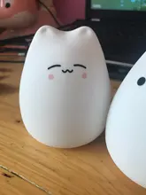 Night-Lamp Animal-Light Touch-Sensor Desktop-Decor Gift LED Bedroom Holiday Colorful