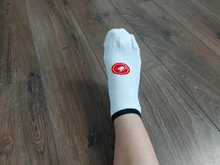 Calcetines cortos de ciclismo para hombre y mujer, transpirables, para verano