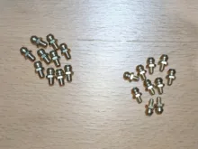 Pipe-Fitting Grease Nipple-Tube Brass Hydraulic-Oil Thread Elbow-Type Male M5 M4 M6 M8