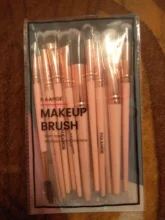 Makeup-Brushes Powder Eyeshadow Eyelash-Eyebrow Blending-Eyeliner Pink Beauty MAANGE