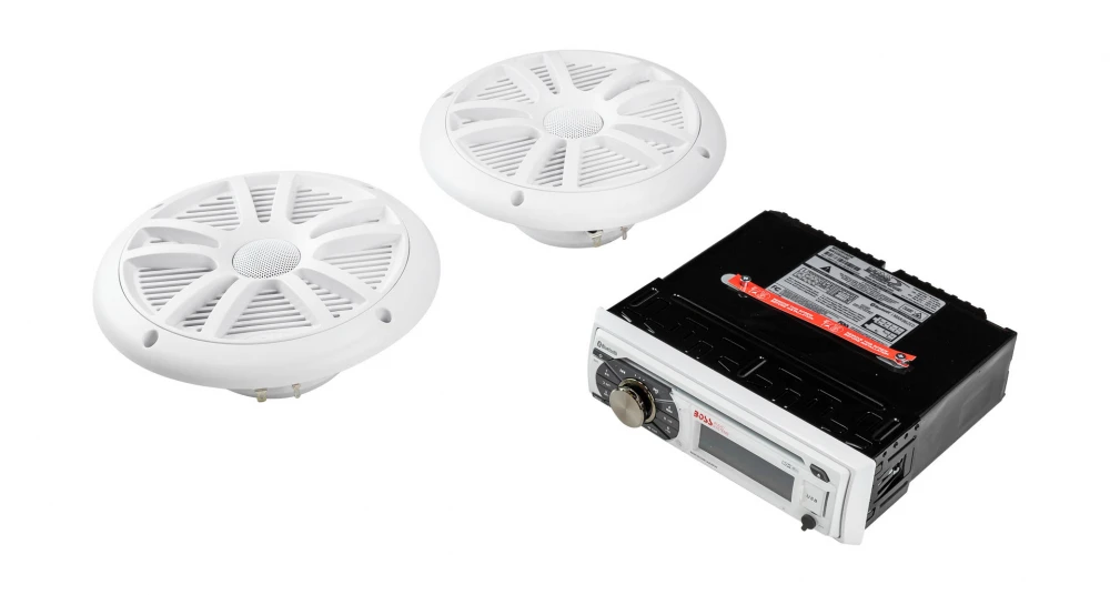 Аудиосистема BOSS MCK508WB.6 (магнитола+2 колонки) в катер MR6W Boss Audio |