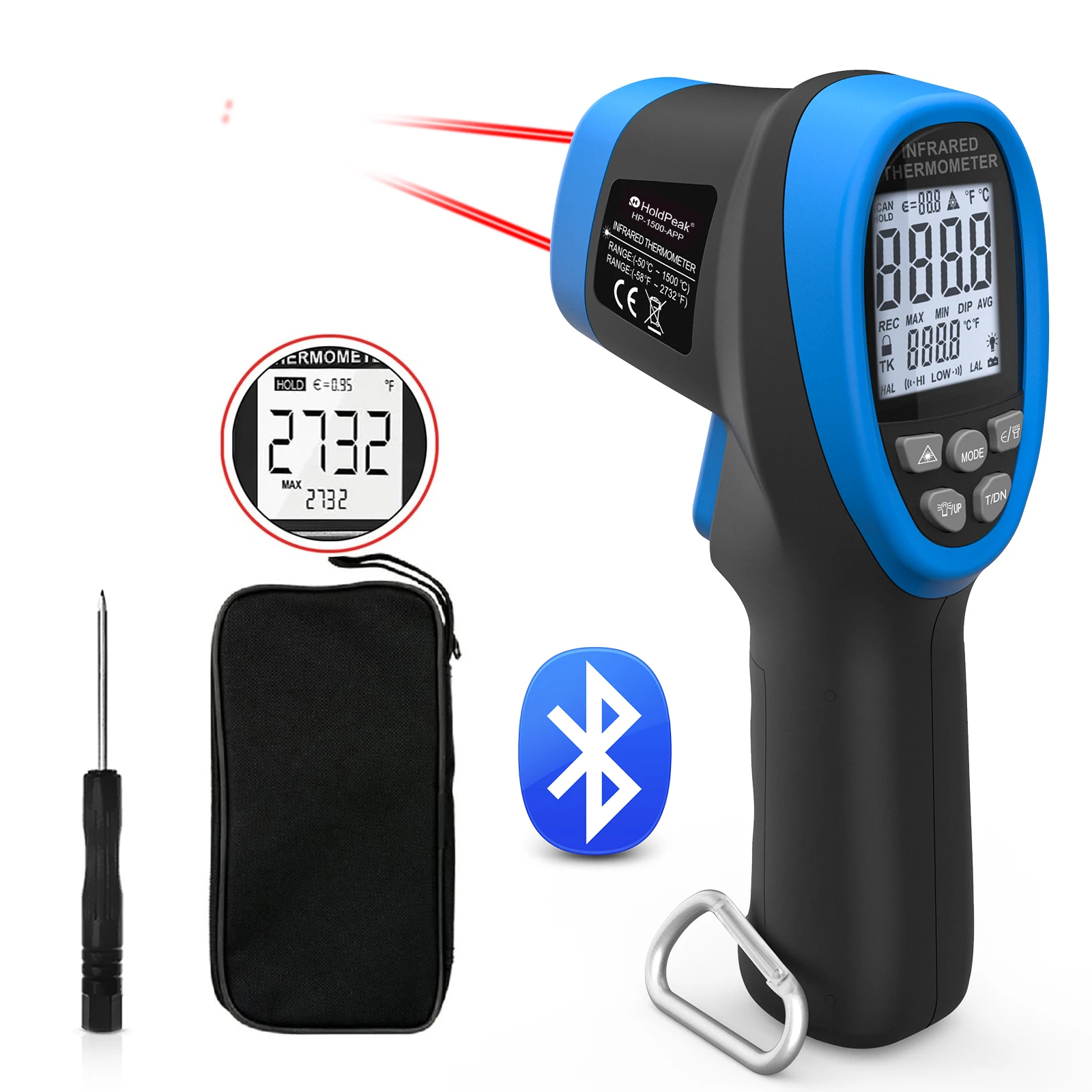 Infrared Thermometer Holdpeak Digital Infrared Thermometer Hp 1500