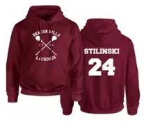 Sudadera con capucha de Teen Wolf para hombre, ropa deportiva masculina con estampado de Lahey, McCall y Stilinski 24, jersey de chándal de hiphop de estilo casual disponible en color rojo
