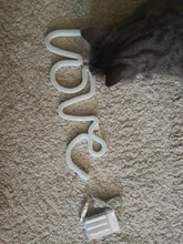 Sign-Lamp Battery-Box Nightlight Led-Neon-Lights Christmas Wedding Double-Powered Love-Shape