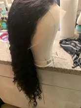 13x4 HD transparente frente de encaje pelucas de cabello humano profundo onda de encaje Frontal peluca para mujer sacó brasileño no Remy estrella del Jazz