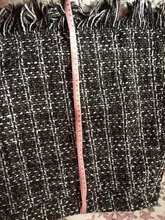 Lady Skirt Tassel Hip-Skater Vintage Plaid High-Waist Women Package Wool SK5583 In-A-Cage