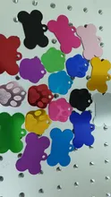 Dog-Tag Engraving Anodizing Customized Aluminum Pet-Id 100pcs 