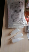 Container Crafts Squeeze-Bottles Food-Grade Plastic Small Condiments/arts Caps And 10PCS