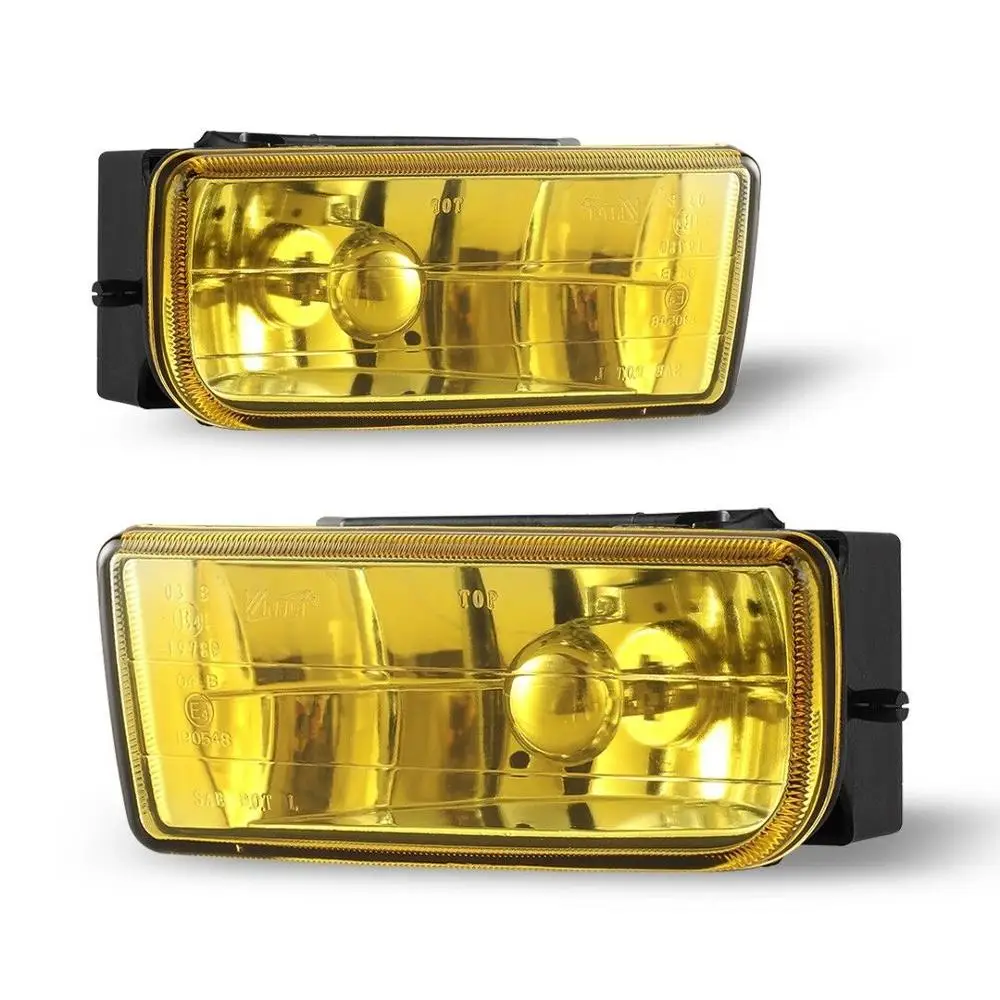 JanDeNing 1 Pair Yellow Lens Front Bumper Lower