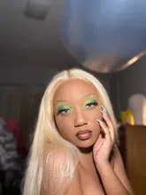 28 30 32 34 pulgadas recto 613 rubia frente de encaje pelucas de cabello humano transparente Virgen sin costuras cierre Frontal peluca Pre arrancado bebé