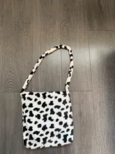 Bolso cruzado con estampado de leopardo para mujer, bandolera tipo mensajero suave de felpa, a la moda, para Otoño e Invierno