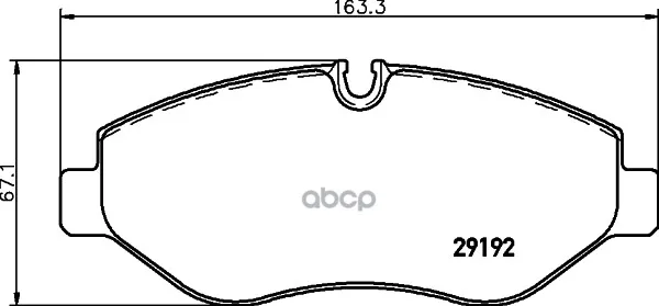 Колодки Тормозные Дисковые, Комплект Hella 8db355005521 HELLA арт. 8DB355005521