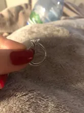 Clásico seis garra anillo de Color dorado AAA Austria anillos de boda con cristal para novia regalo de Navidad joyería de las mujeres, anillo de compromiso