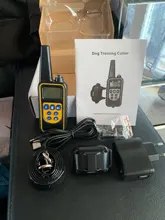 Collar eléctrico de adiestramiento para perros con control remoto con LCD, correa de descargas eléctricas para perro, 800 yardas de distancia mando a distancia recargable e impermeable, modo de vibración, todos los tamaños, 40% de descuento