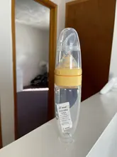 Imebaby bebé recién nacido de silicona de arroz botella de goma alimentación de bebé cuchara cuentagotas de silicona botella de alimentación cuchara botella