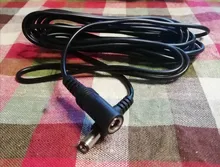 Universal 20ft/6 metros de longitud de Cable de extensión de 10M para la Seguridad Camera DC CCTV 12V adaptador de corriente de CC de 5,5x2,1mm macho