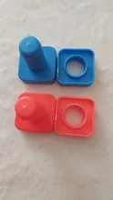 4 set/lote tornillo bloques de construcción de plástico insertar bloques tuerca forma juguetes para niños juguetes educativos de los modelos de escala juguetes de los niños