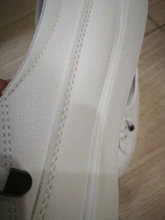 Zapatillas de deporte de plataforma baja para mujer, zapatos informales vulcanizados de cuero pu para caminar, mocasines planos blancos, 2021