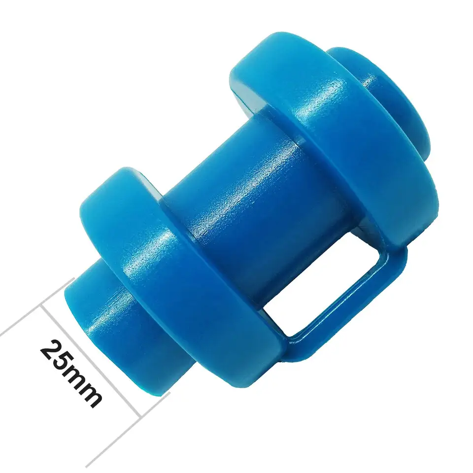 Walexo Tappi Terminali Per Aste Trampolino 25 O 28 Mm - Sicurezza Per Pali Rete, In Plastica Blu, Verde O Nero - 2