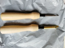 Bolígrafo para bordar y tejer, para manualidades, enhebrador de aguja, mango de madera, herramientas y accesorios de costura