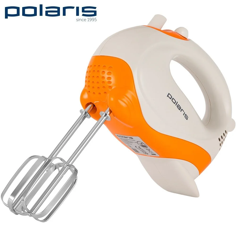 Миксер Polaris PHM 4026 белый/оранжевый