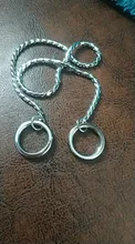 Twisted-Necklace Snake-Chain Collars Dog-Harness Choker Pet-Show Stainless-Steel Training