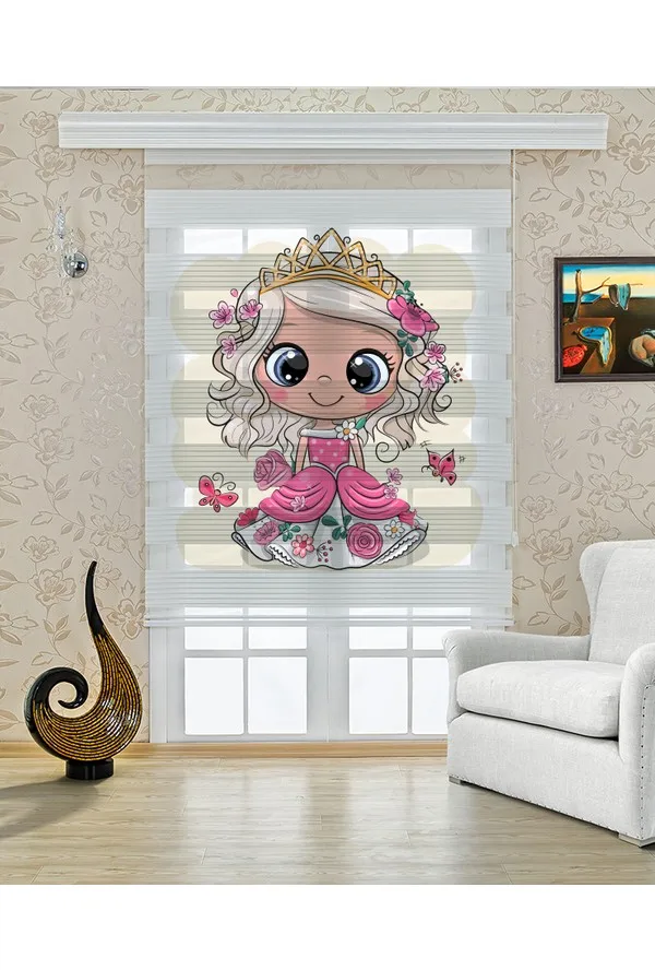 

PRESTIJHOME Digital Printed Antibacterial Kids Zebra Roller Blinds, Fast Delivery, High Quality, Organic Print