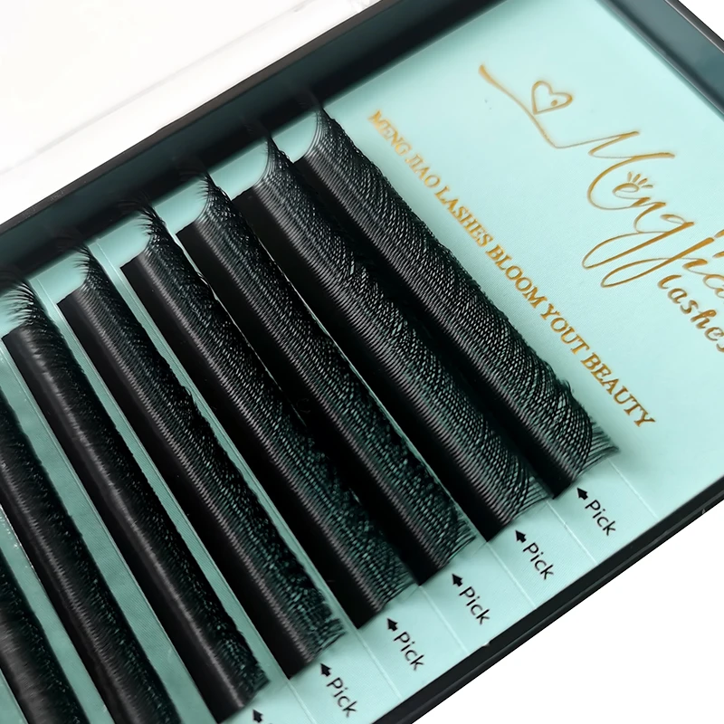 YY Eyelash Extension 0.05 0.07 2D Y Lashes High Quality Premade Fans Eyelashes Accpet Make Own Logo Volume Lash Wholesale Price
