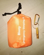 Saco de dormir compacto de supervivencia para emergencias, impermeable, reutilizable, térmico, Mylar