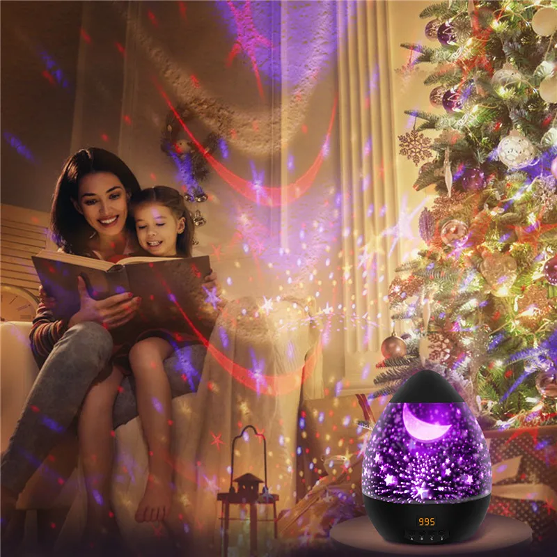 LED Night Light Projector Starry Sky Star Master Children Kids Baby Sleep Romantic LED USB Projector Lamp Xmas Gifts