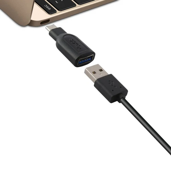 Адаптер USB 3,0 для USB-C 3,1 черный