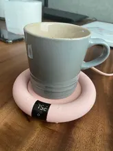Mini posavasos de calefacción creativos, ajuste de la Base de calor, estera para taza de temperatura constante, mantiene la bebida caliente, nuevo