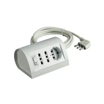 

Power Strip S3711DB to 3 sockets color BiancoBTICINO14.3
